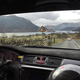 The beautiful scenery on a road section through the English Lake District